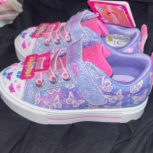 Skechers 314813n LVMT s lights twinkle sparks ombré flutter